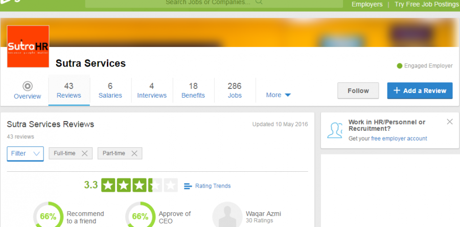 Sutra Hr Reviews Glassdoor Negative How To