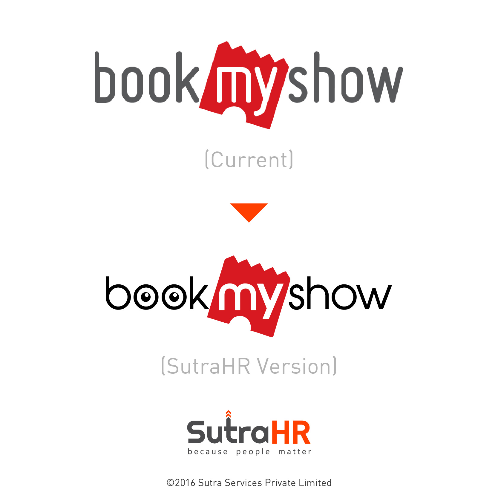 bookmyshow startup logo redesigned