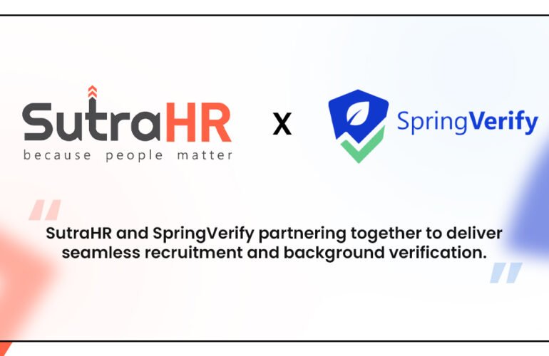 SutraHR and SpringVerify: A Strategic Partnership